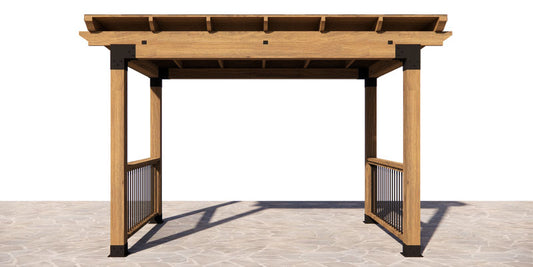 How to build pergola with roof?