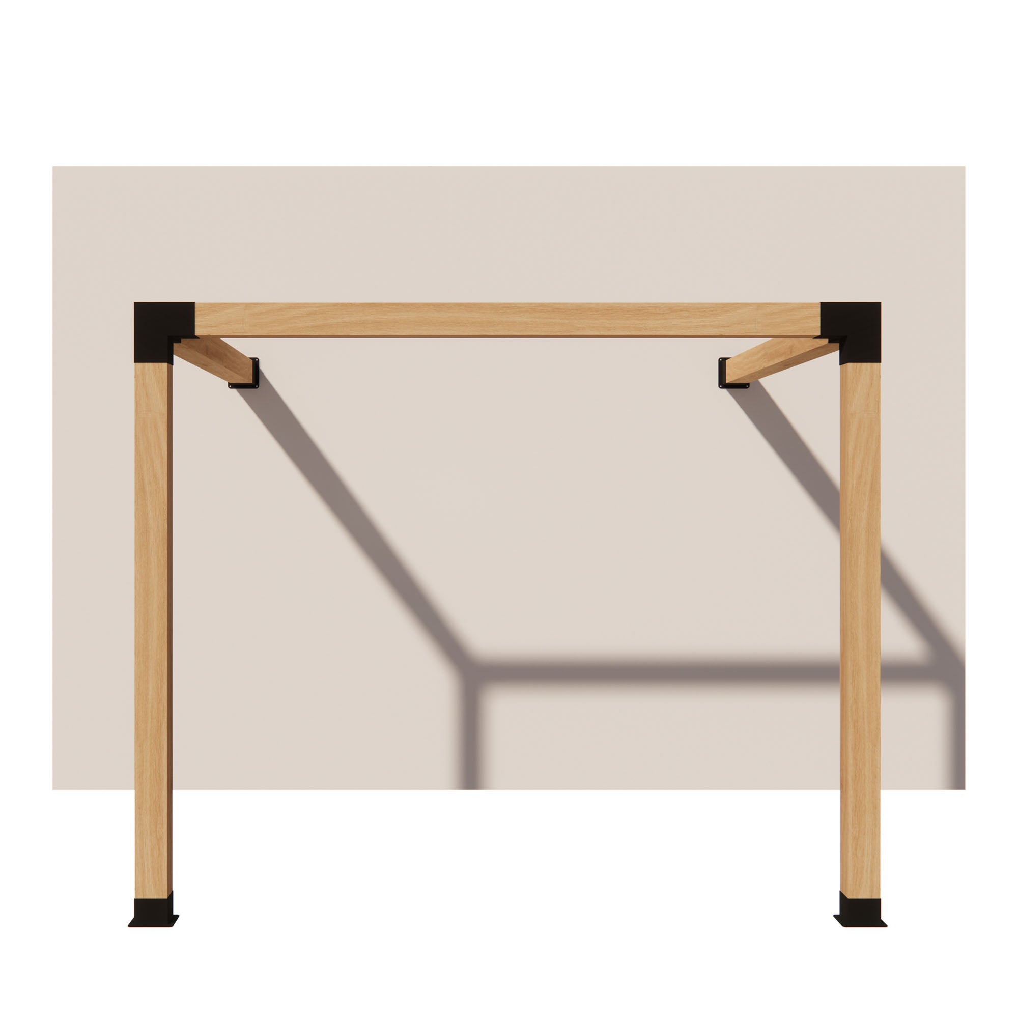 Single Wall Mount Pergola Brackets Kit for 6x6 Wood Posts – Meruzy