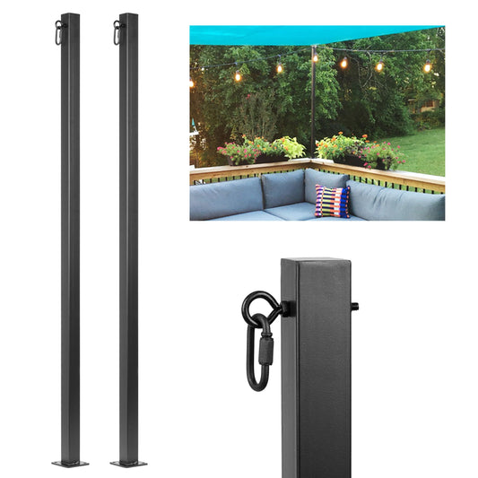 String Light Poles Posts for Hanging String Lights | Meruzy.com