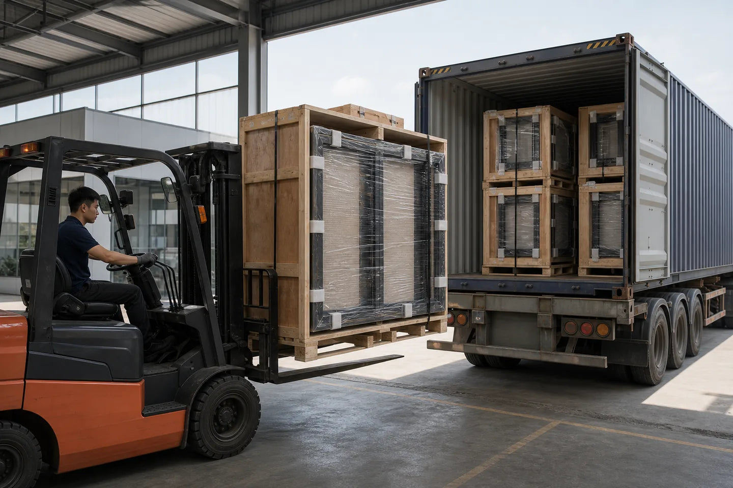 Container loading & dispatch