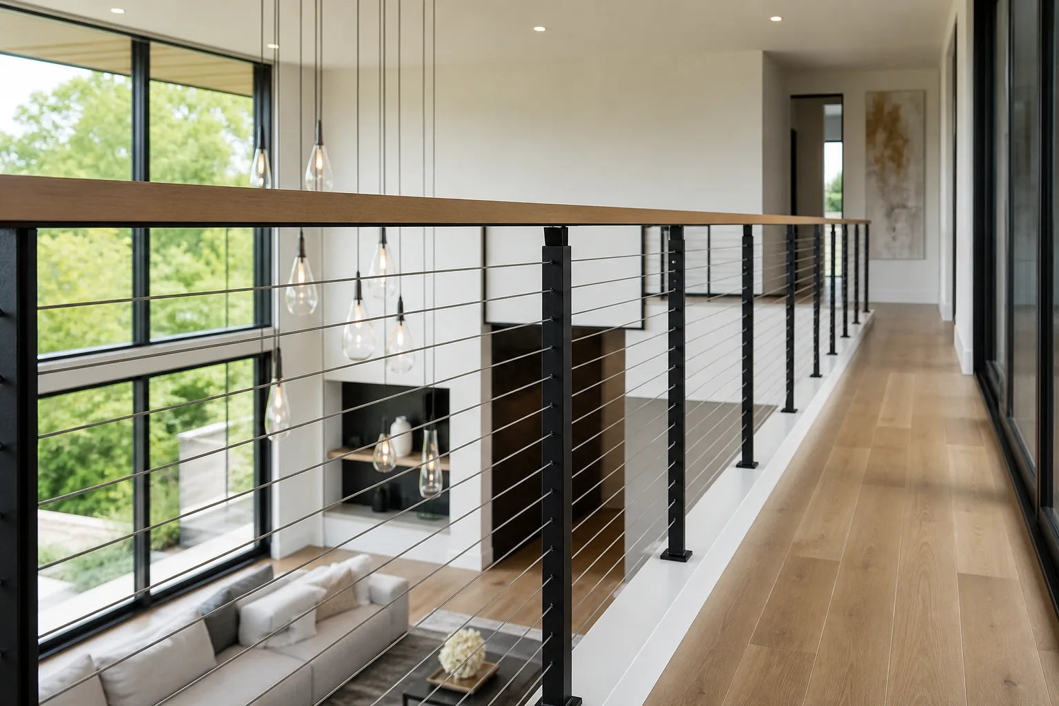 Modern architectural railing system