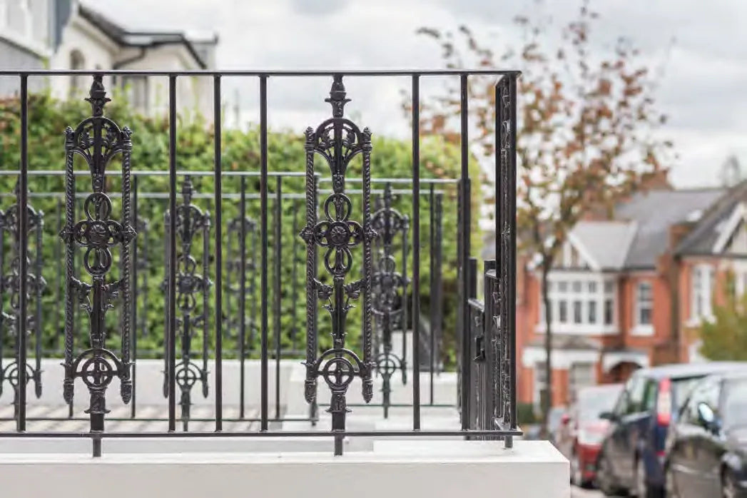 Decorative metal railing project example
